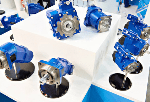 A photo about numerous of axial pumps
